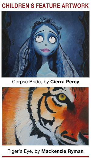 Featured Paintings from the Children's Creative Painting Program
